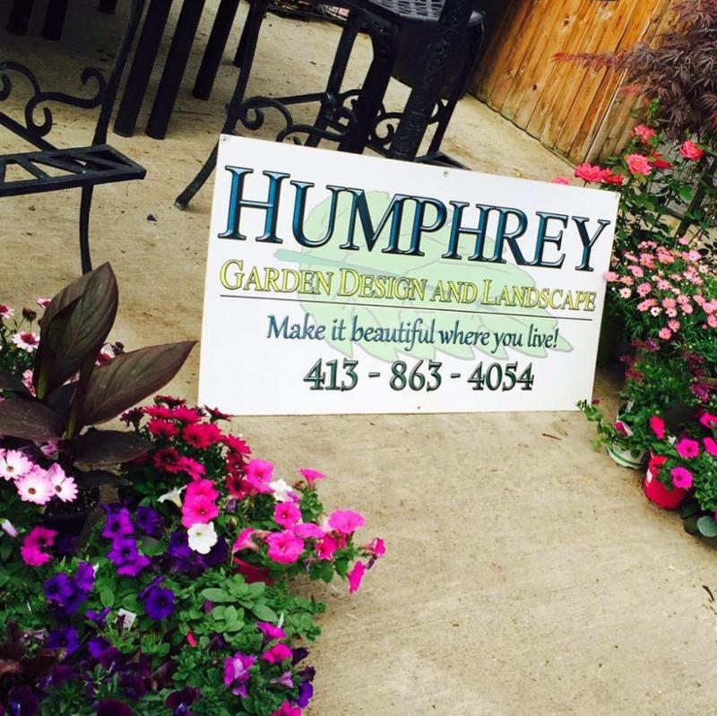 lawn sign for humphrey landscaping